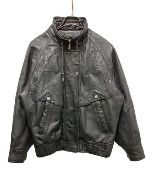 wilsons leather（ウィルソンズレザー）wilsons leather (ウィルソンズレザー) レザージャケット ブラック サイズ:Sの古着・服飾アイテム