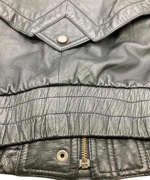 wilsons leather（ウィルソンズレザー）wilsons leather (ウィルソンズレザー) レザージャケット ブラック サイズ:Sの古着・服飾アイテム