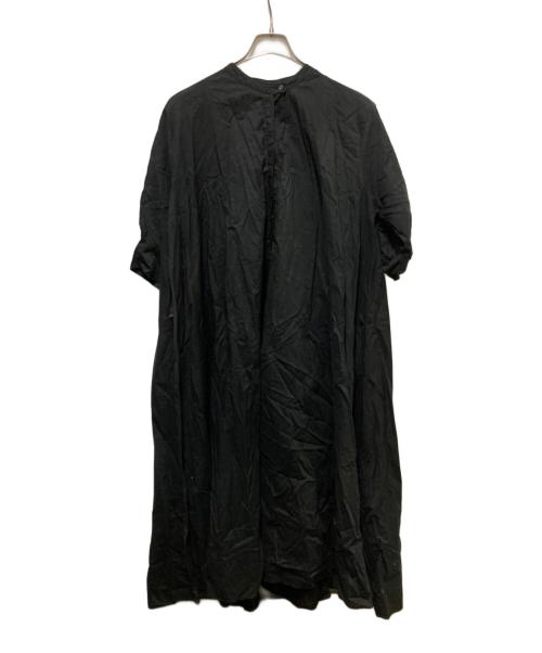 mizuiro-ind（ミズイロインド）mizuiro-ind (ミズイロインド) コットンシャツワンピース ブラック サイズ:‐の古着・服飾アイテム