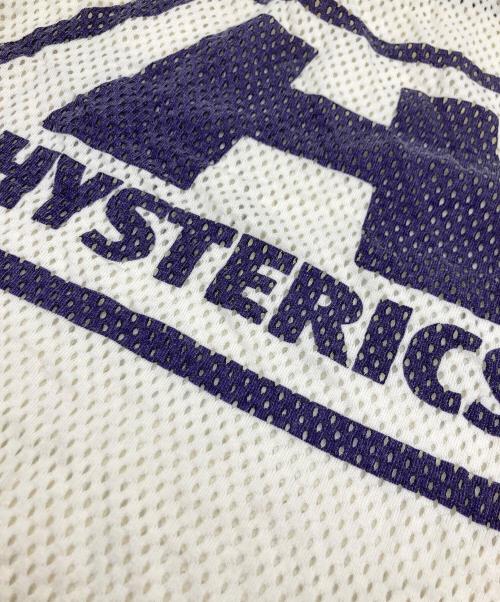 hysterics（ヒステリックス）hysterics (ヒステリックス) メッシュカットソー パープル×ホワイト サイズ:	SIZE Freeの古着・服飾アイテム