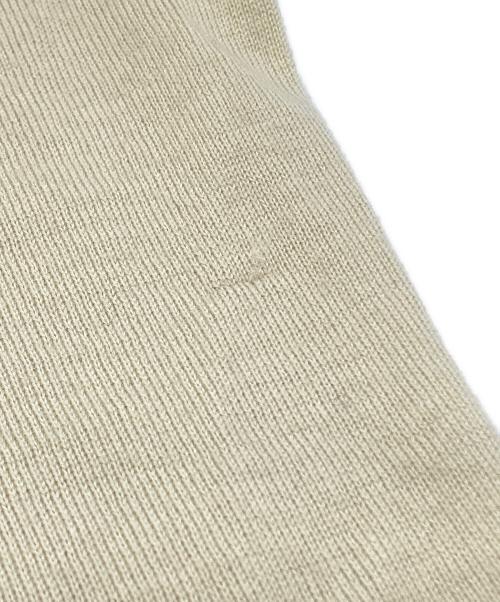 HERMES（エルメス）HERMES (エルメス) カシミヤ半袖ニット/Cashmere short-sleeve knit top ベージュ サイズ:34の古着・服飾アイテム