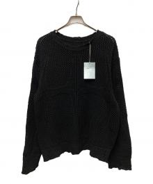 THUG CLUB（サグ クラブ）の古着「Tribal Net Knits」｜ブラック