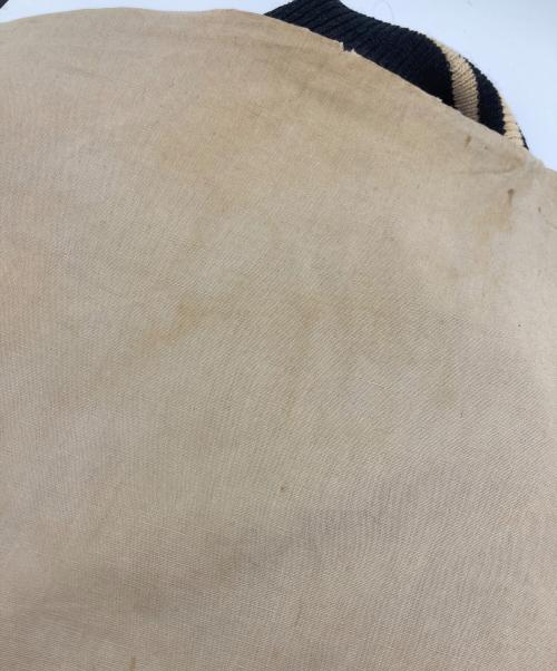 butwin（バトウィン）butwin (バトウィン) 袖ワッペンウールスタジャン ブラック サイズ:42の古着・服飾アイテム