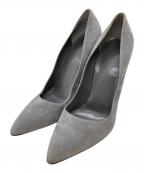 HERMESエルメス）の古着「チャンキーヒールパンプス/chunky heel pumps」｜グレー