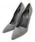 HERMES（エルメス）の古着「チャンキーヒールパンプス/chunky heel pumps」｜グレー