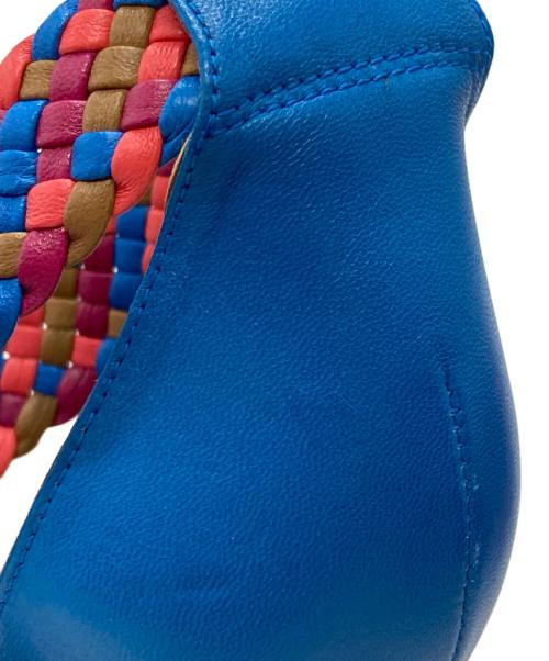 HERMES（エルメス）HERMES (エルメス) イネス ウェッジソールサンダル/ENESS wedge sandals ブルー×ピンク サイズ:40(25.5-26.0)の古着・服飾アイテム