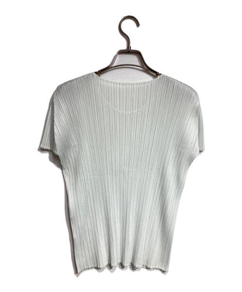 PLEATS PLEASE（プリーツプリーズ）PLEATS PLEASE (プリーツプリーズ) プリーツカットソー/Pleated cut and sew ミントグリーン サイズ:3の古着・服飾アイテム