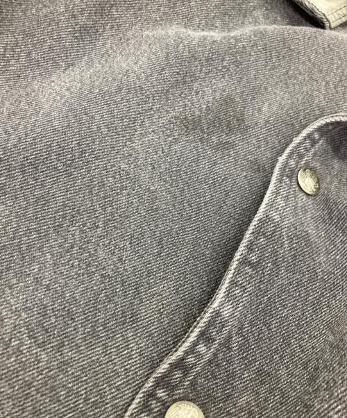 WOOLRICH（ウールリッチ）WOOLRICH (ウールリッチ) レザーカラーハンティングジャケット ブラック サイズ:XLの古着・服飾アイテム