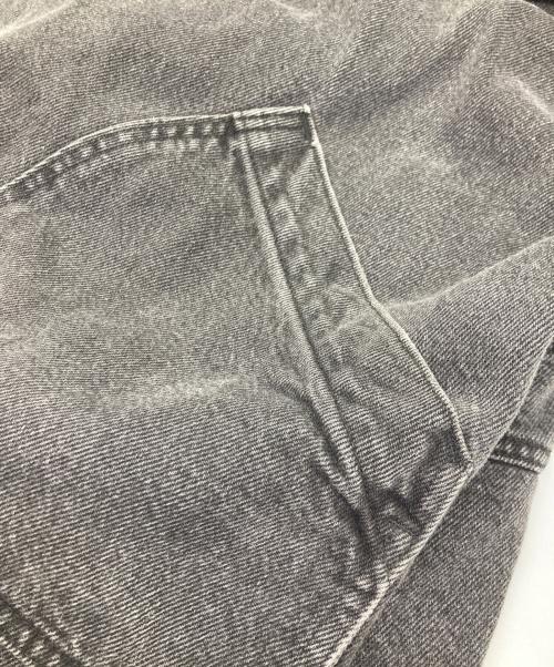 WOOLRICH（ウールリッチ）WOOLRICH (ウールリッチ) レザーカラーハンティングジャケット ブラック サイズ:XLの古着・服飾アイテム