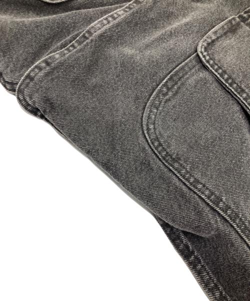 WOOLRICH（ウールリッチ）WOOLRICH (ウールリッチ) レザーカラーハンティングジャケット ブラック サイズ:XLの古着・服飾アイテム