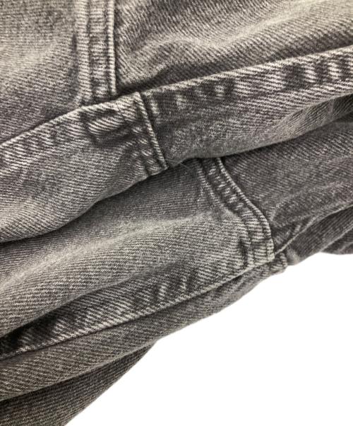 WOOLRICH（ウールリッチ）WOOLRICH (ウールリッチ) レザーカラーハンティングジャケット ブラック サイズ:XLの古着・服飾アイテム