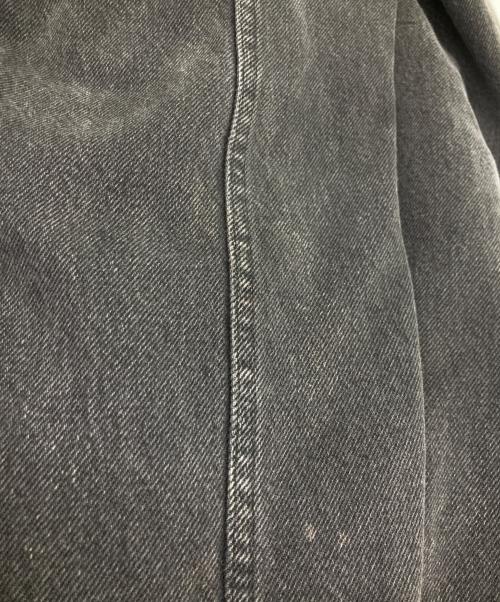 WOOLRICH（ウールリッチ）WOOLRICH (ウールリッチ) レザーカラーハンティングジャケット ブラック サイズ:XLの古着・服飾アイテム