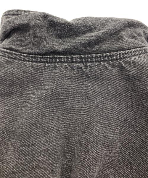 WOOLRICH（ウールリッチ）WOOLRICH (ウールリッチ) レザーカラーハンティングジャケット ブラック サイズ:XLの古着・服飾アイテム