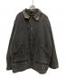 WOOLRICH（ウールリッチ）の古着「レザーカラーハンティングジャケット」｜ブラック