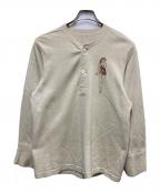 US ARMYユーエスアーミー）の古着「50s ヘンリーネックカットソー UNDER SHIRTS」｜ベージュ