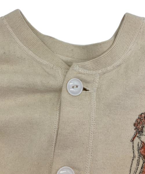 US ARMY（ユーエスアーミー）US ARMY (ユーエスアーミー) 50s ヘンリーネックカットソー UNDER SHIRTS ベージュ サイズ:	SIZE Mの古着・服飾アイテム