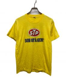 SCREEN STARS（スクリーンズスターズ）の古着「企業ロゴTシャツ」｜イエロー
