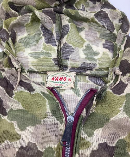 KAMO（カモ）KAMO (カモ) モスキートネットパーカー オリーブ サイズ:XLの古着・服飾アイテム