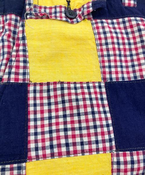 Cricketeer（クリケッター）Cricketeer (クリケッター) パッチワークパンツ ネイビー×レッド サイズ:Freeの古着・服飾アイテム