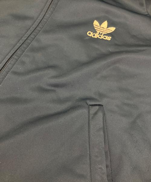 adidas（アディダス）adidas (アディダス) 80s ATP型トラックジャケット ブラック×ゴールド サイズ:Mの古着・服飾アイテム