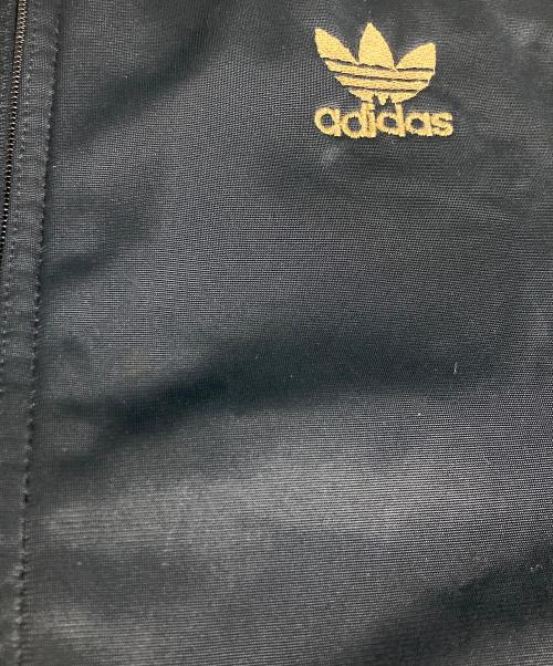 adidas（アディダス）adidas (アディダス) 80s ATP型トラックジャケット ブラック×ゴールド サイズ:Mの古着・服飾アイテム