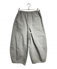 DRAWER（ドゥロワー）の古着「コットンベイカーパンツ / Cotton baker pants 」｜グレー