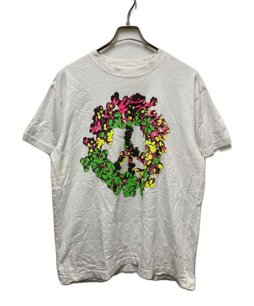 Denim Tears（デニムティアーズ）Denim Tears (デニムティアーズ) DOVER STREET MARKET (ドーバー ストリート マーケット) フラワーピースプリントTシャツ ホワイト サイズ:	SIZE Mの古着・服飾アイテム