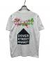 Denim Tears (デニムティアーズ) DOVER STREET MARKET (ドーバー ストリート マーケット) フラワーピースプリントTシャツ ホワイト サイズ:	SIZE M：6000円