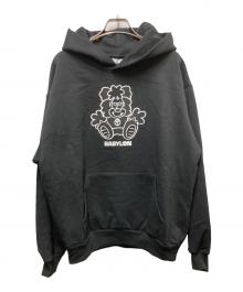 BABYLON×VERDY（バビロン×ヴェルディ）の古着「Visty x Babylon Hoodie」｜ブラック