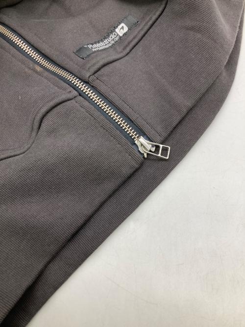 PLATEAU STUDIO（プラテウスタジオ）PLATEAU STUDIO (プラテウスタジオ) ジップパーカー グレー サイズ:Freeの古着・服飾アイテム