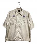 Needlesニードルズ）の古着「S/S Cowboy One-Up Shirt/ショートスリーブ カウボーイ ワンアップ シャツ」｜ベージュ