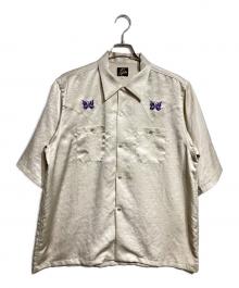 Needles（ニードルズ）の古着「S/S Cowboy One-Up Shirt/ショートスリーブ カウボーイ ワンアップ シャツ」｜ベージュ