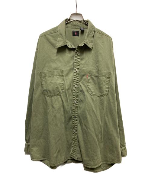 LEVI'S（リーバイス）LEVI'S (リーバイス) ツイルワークシャツ オリーブ サイズ:XXLの古着・服飾アイテム
