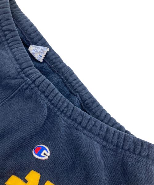Champion（チャンピオン）Champion (チャンピオン) 90s  カレッジワッペンREVERSE WEAVE スウェットパンツ ネイビー サイズ:Lの古着・服飾アイテム