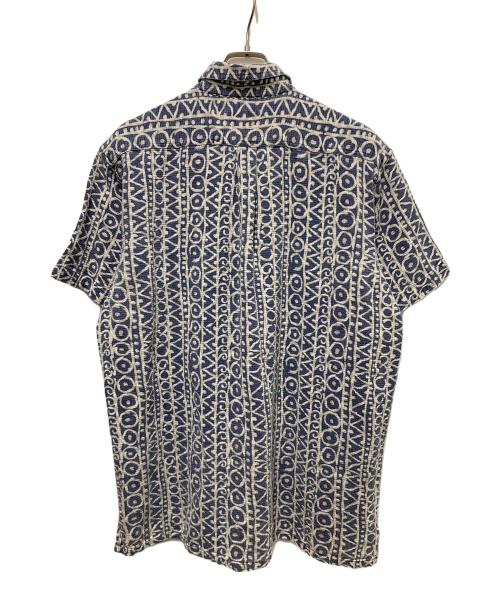 L.L.Bean（エルエルビーン）L.L.Bean (エルエルビーン) 80sジオメトリックデザインシャツ ネイビー サイズ:	SIZE Lの古着・服飾アイテム