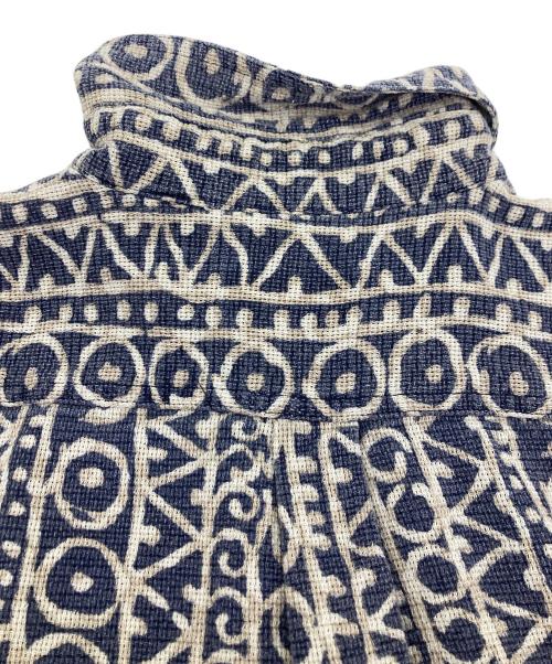 L.L.Bean（エルエルビーン）L.L.Bean (エルエルビーン) 80sジオメトリックデザインシャツ ネイビー サイズ:	SIZE Lの古着・服飾アイテム