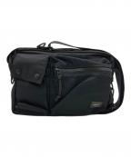 PORTERポーター）の古着「SHOULDER BAG」｜ブラック×カーキ