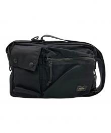 PORTER（ポーター）の古着「SHOULDER BAG」｜ブラック×カーキ
