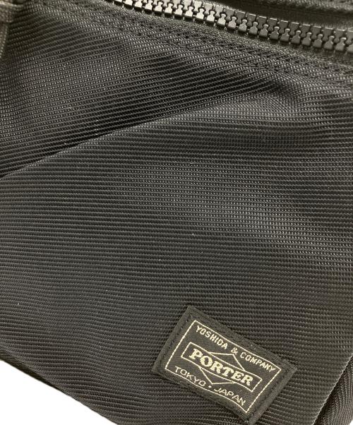 PORTER（ポーター）PORTER (ポーター) SHOULDER BAG ブラック×カーキの古着・服飾アイテム