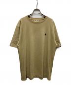 A BATHING APEアベイシングエイプ）の古着「APE HEAD TEE」｜ベージュ