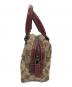 GUCCI (グッチ) ミニボストンバッグ ベージュ×ワインレッド：45000円