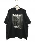 Timberland×YELLOWBUCKSティンバーランド×イエローバックス）の古着「プリントTシャツ」｜ブラック