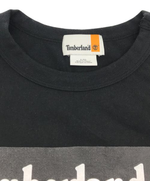 Timberland（ティンバーランド）Timberland (ティンバーランド) YELLOWBUCKS (イエローバックス) プリントTシャツ ブラック サイズ:Lの古着・服飾アイテム