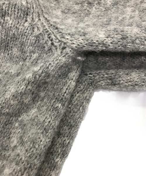 NUMBER (N)INE（ナンバーナイン）NUMBER (N)INE (ナンバーナイン) 09AWモヘアグランジニット グレー サイズ:	SIZE 3の古着・服飾アイテム