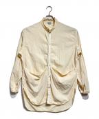 Tender Coテンダー コー）の古着「LONG SLEEVE TESSERACT SHIRT/長袖テッセラクト・シャツ」｜ベージュ