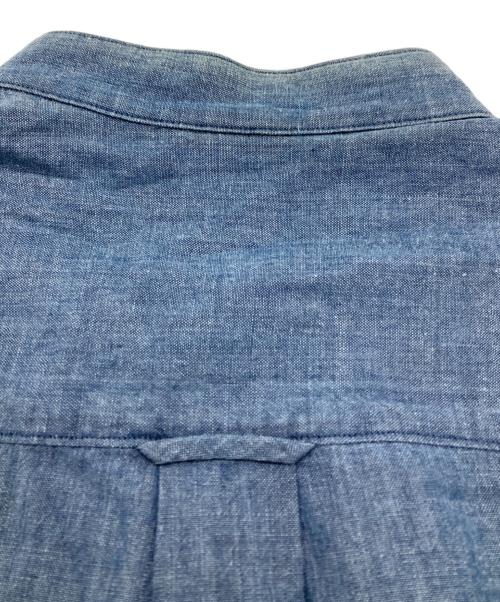 45R（フォーティファイブ・アール）45R (フォーティファイブ・アール) インドカディオックスの908ピンタックスタンドシャツ/Pintuck stand collar shirt スカイブルー サイズ:ーの古着・服飾アイテム