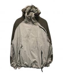 Quiksilver（クイックシルバー）の古着「00sCOMPASS JACKET」｜ベージュ×ブラウン