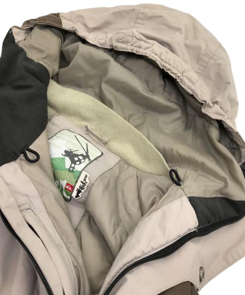 Quiksilver（クイックシルバー）Quiksilver (クイックシルバー) 00sCOMPASS JACKET ベージュ×ブラウン サイズ:	SIZE Mの古着・服飾アイテム