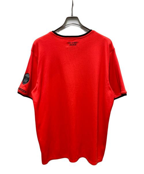 NIKE（ナイキ）NIKE (ナイキ) PARIS SAINT-GERMAIN (パリサンジェルマン) PSG SS POLY RPLCA TOP TEE レッド サイズ:XLの古着・服飾アイテム