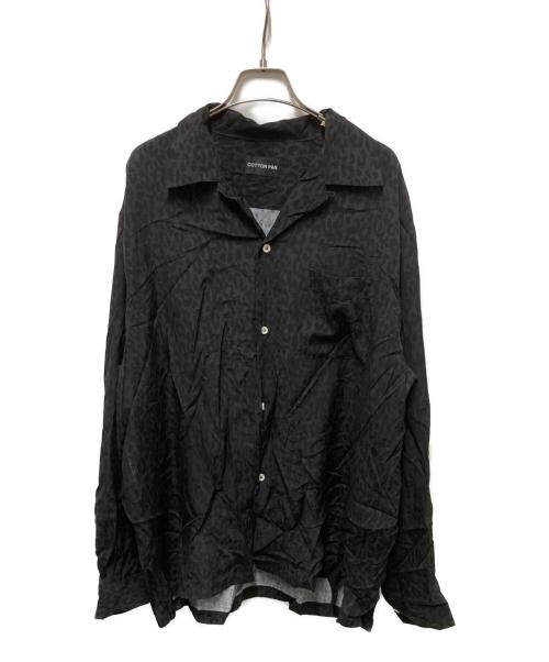 COTTON PAN（コットンパン）COTTON PAN (コットンパン) レオパードシャツ ブラック サイズ:SIZE 2の古着・服飾アイテム